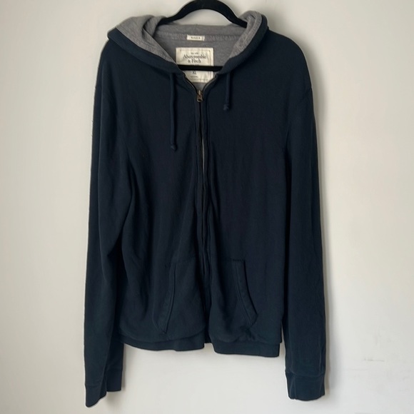 Abercrombie & Fitch Other - Abercrombie & Fitch Mens Navy Hoodie Sz XL 🔵